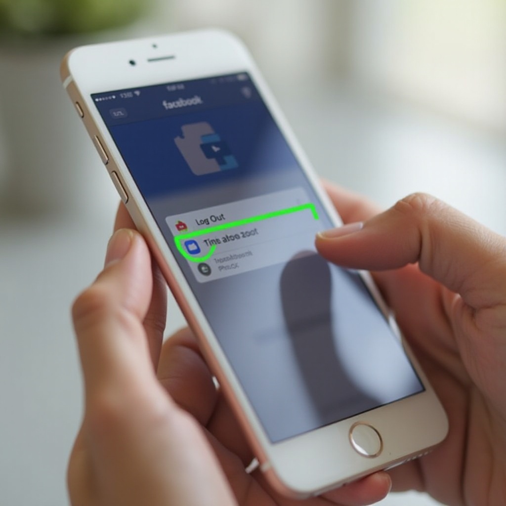 Comment se déconnecter de Facebook sur iPhone